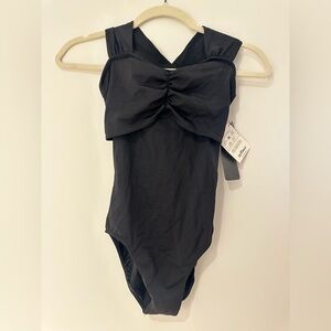 Sodanca *NWT* leotard- with overlaid bodice